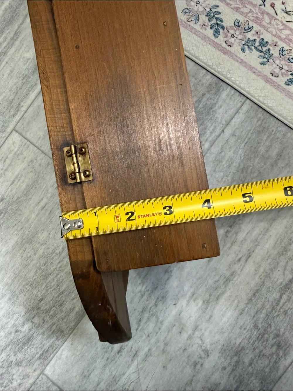 Vintage Wood Cabinet Shelf Heart Doors Wall Hung Nick Nack Grandmacore